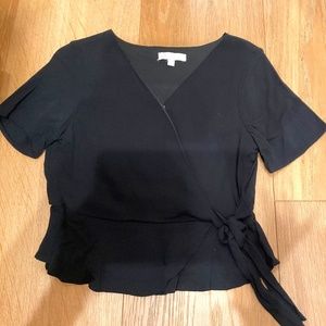 Girls Black Trendy Popular Shirt